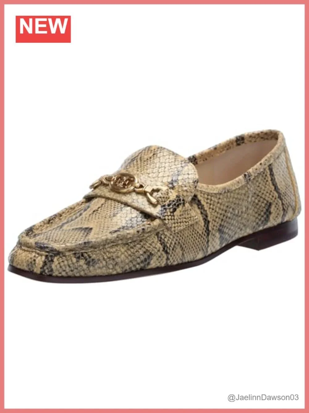 Sam Edelman Lucca Loafers Women's Leather Slip-On Shoes Flat Almond Toe